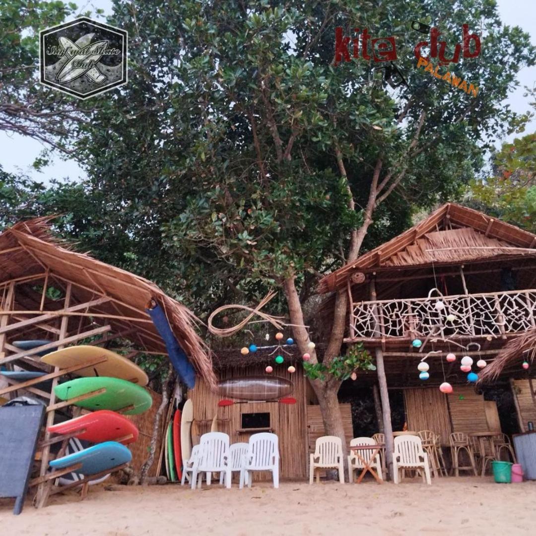 Surf And Skate Duli El Nido By Kiteclub Palawan Vandrarhem Exteriör bild