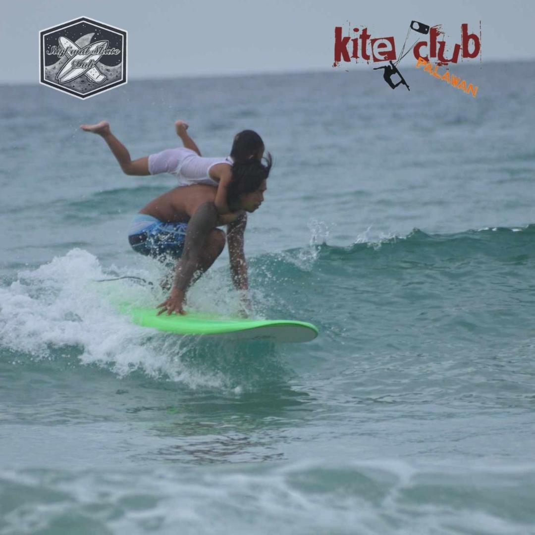 Surf And Skate Duli El Nido By Kiteclub Palawan Vandrarhem Exteriör bild