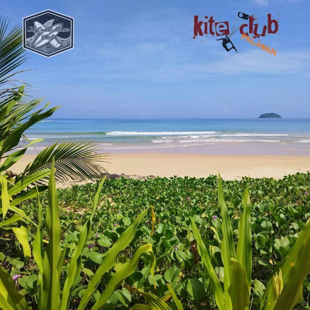 Surf And Skate Duli El Nido By Kiteclub Palawan Vandrarhem Exteriör bild