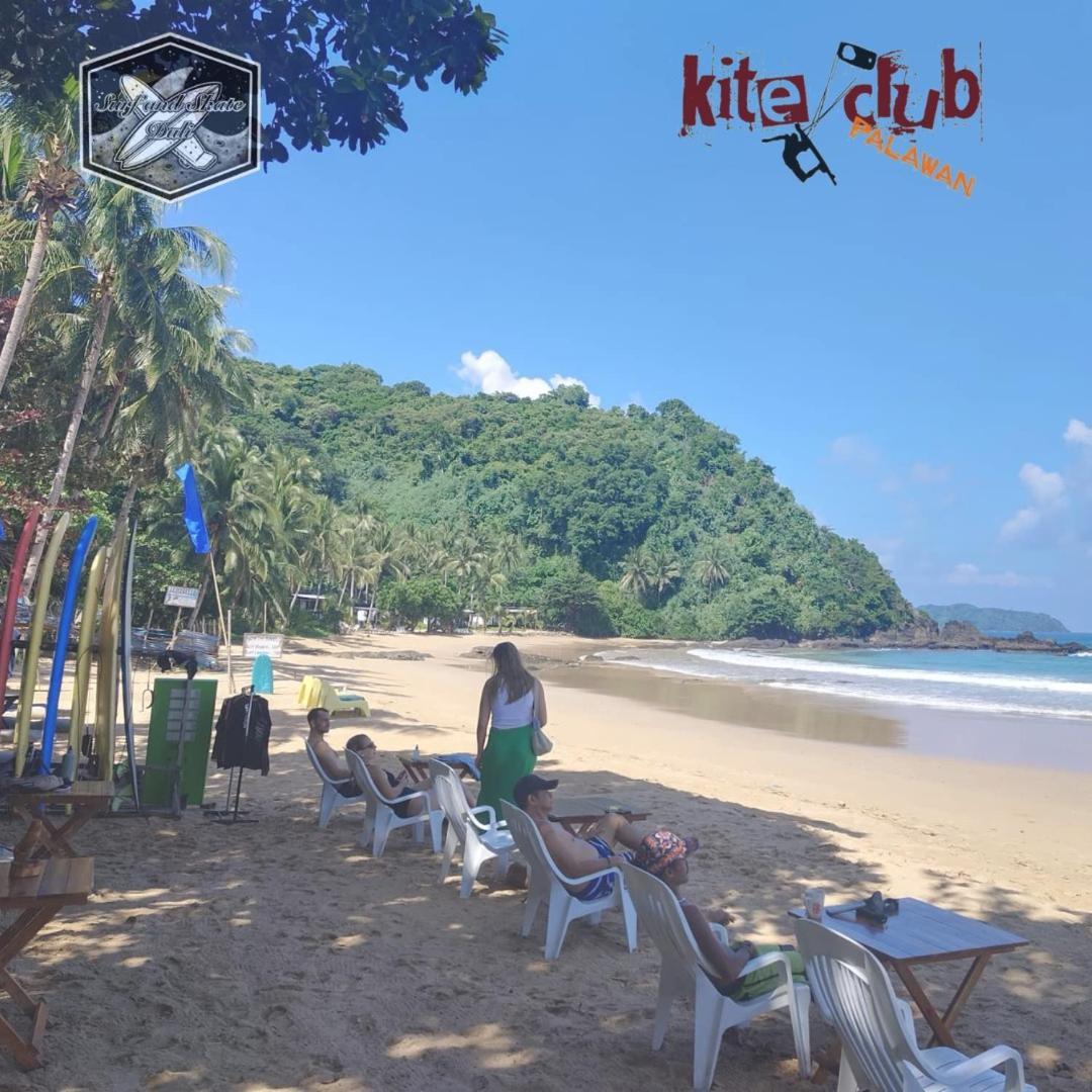 Surf And Skate Duli El Nido By Kiteclub Palawan Vandrarhem Exteriör bild